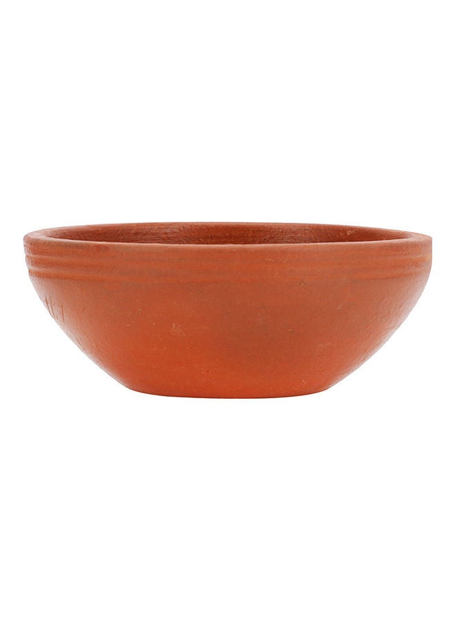 Royalford - Royalford Ecodine Soup Bowl 16Cm Single Handmade Clay Red Red - Image 1