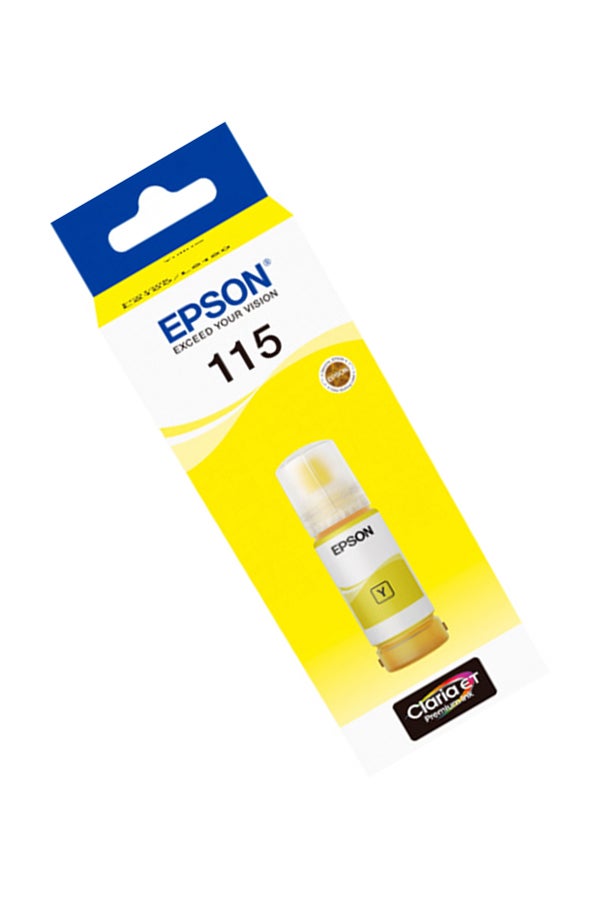 EPSON 115 EcoTank Pigment Ink Bottle - Yellow - Image 3