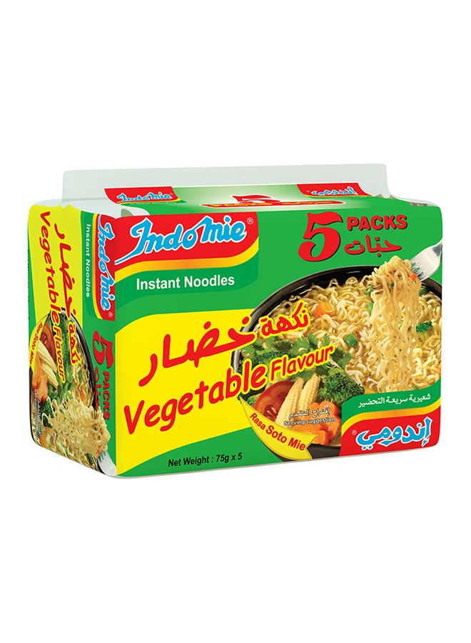 Indomie Vegetable Flavour Instant Noodles 75grams Pack of 5  - Image 1