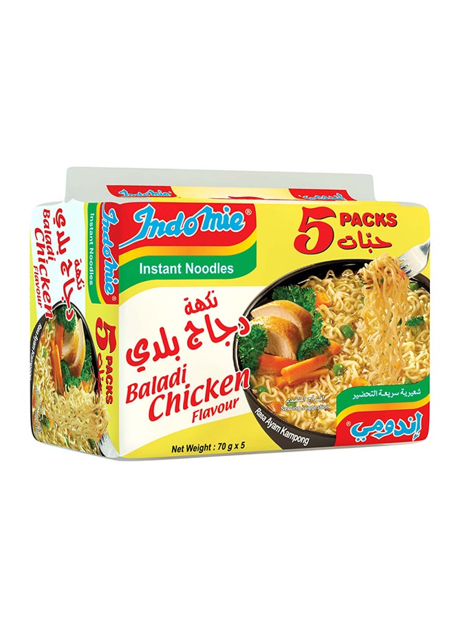 Indomie - Instant Baladi Chicken Flavour Noodles 70grams Pack of 5 - Image 1