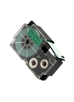 كاسيو شريط لاصق لطابعة ملصقات طراز XR-18GN1-W-DJ أخضر  - Image 2