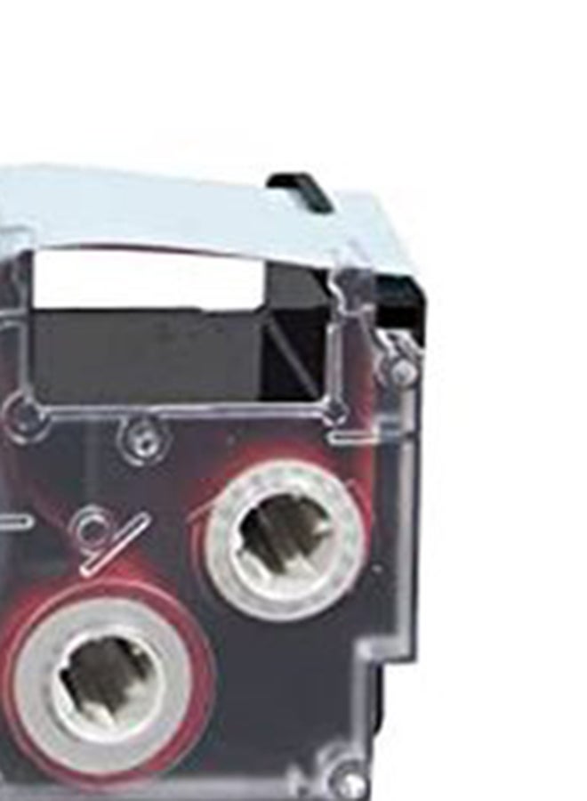 CASIO Adhesive Label Printer Tape XR-18X1-W-DJ Clear/Black - Image 4