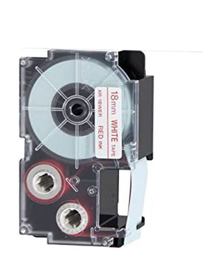 CASIO Adhesive Label Printer Tape XR-18X1-W-DJ Clear/Black - Image 3