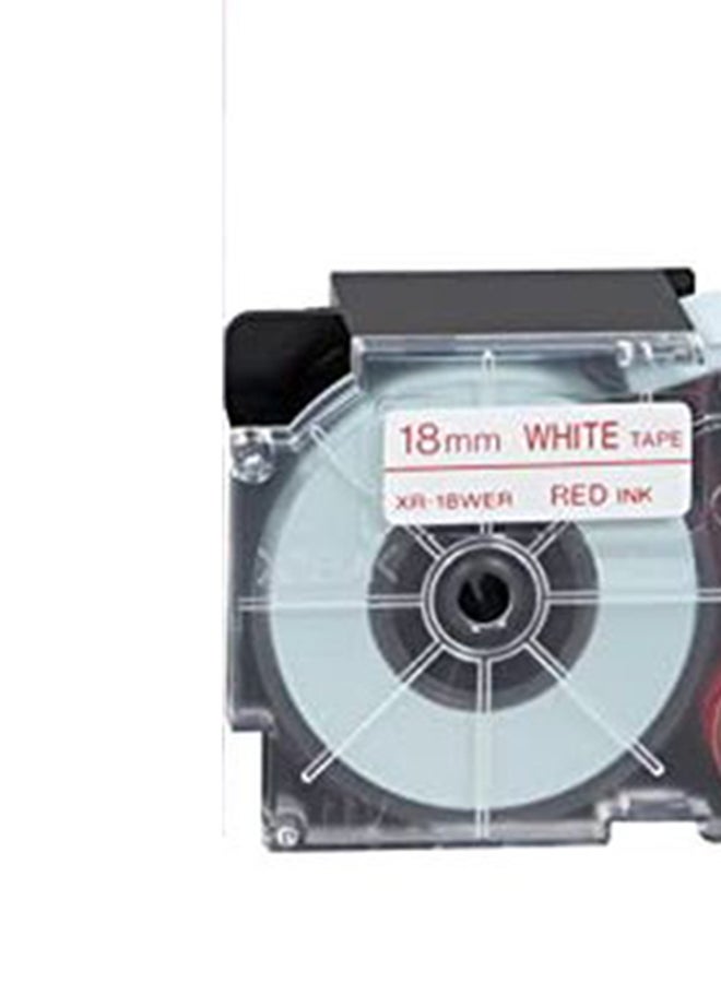 CASIO Adhesive Label Printer Tape XR-18X1-W-DJ Clear/Black - Image 5