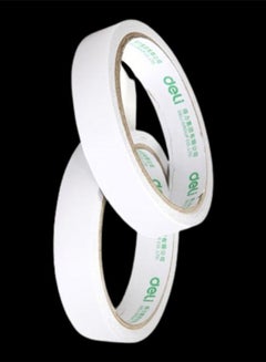 Deli Double Sided Adhesive Tape White  - Image 2