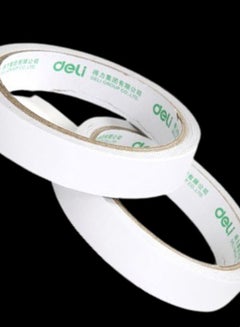 Deli Double Sided Adhesive Tape White  - Image 3