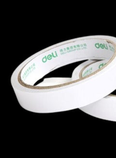 Deli Double Sided Adhesive Tape White  - Image 4