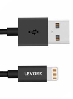 LEVORE 1M PVC USB A to Lightning Cable Black  - Image 3