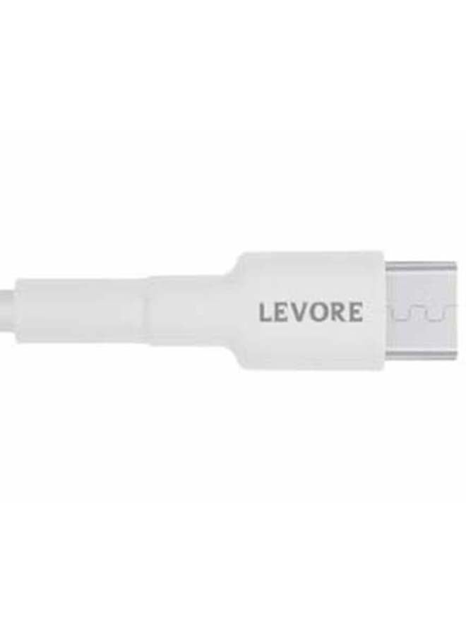 6FT PVC USB A to Micro USB Cable White