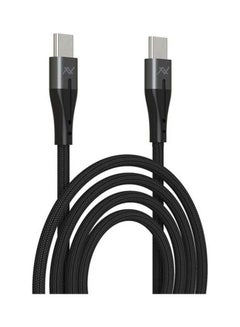 Type-C To Type-C Sync And Charging Cable Black