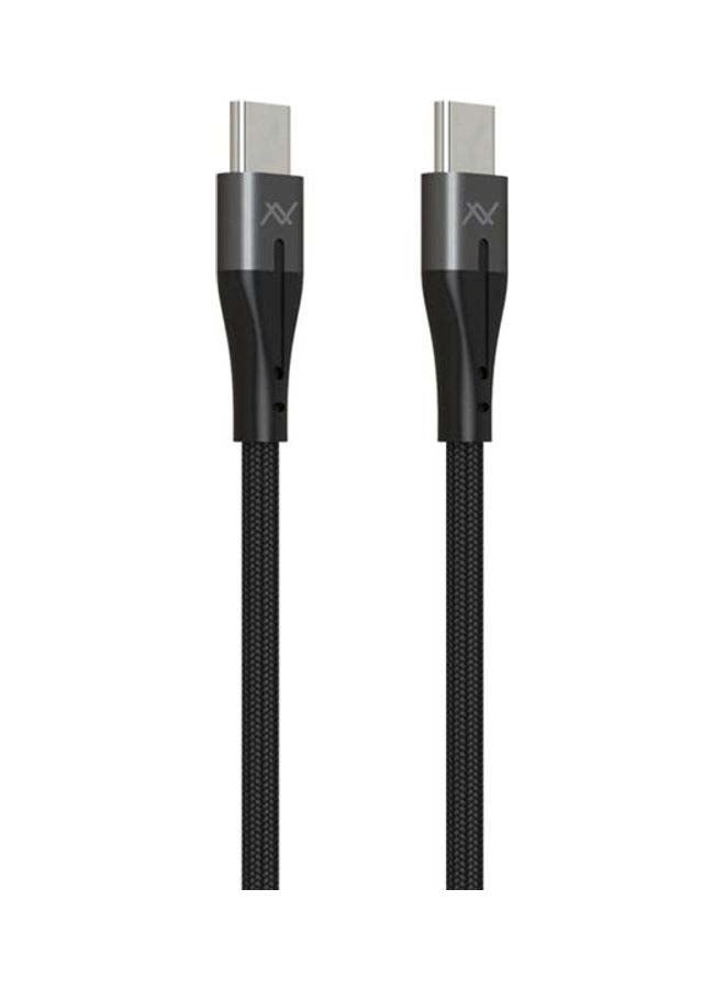 LAVVENTO Type-C To Type-C Sync And Charging Cable Black  - Image 2