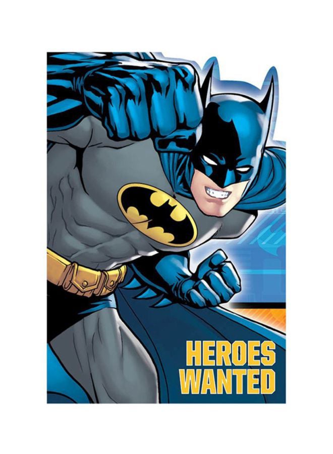 Amscan 8-Piece Batman Invitation Card Set - Image 1