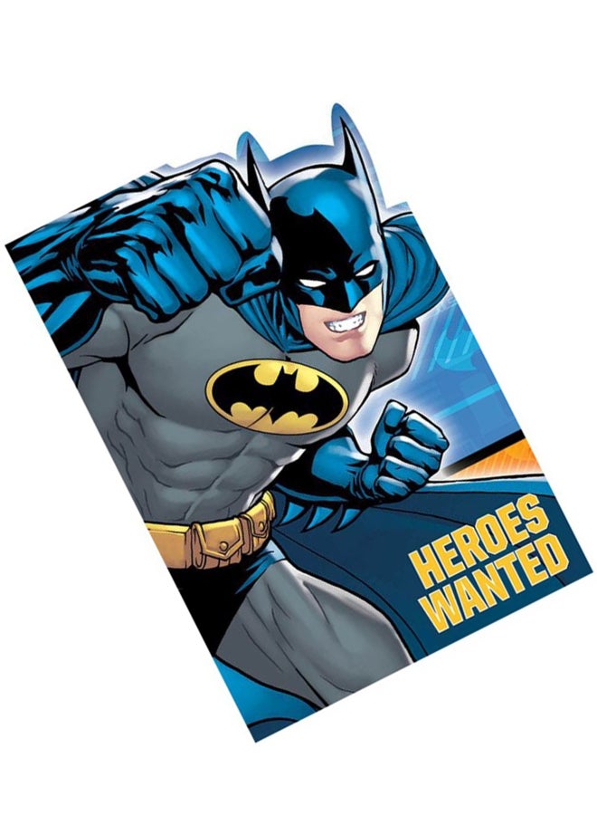 Amscan 8-Piece Batman Invitation Card Set - Image 3