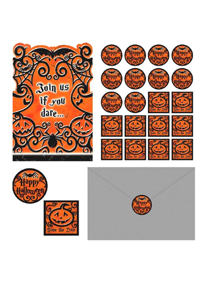 Amscan 20-Piece Greetings Invitation Cards Set - Image 1