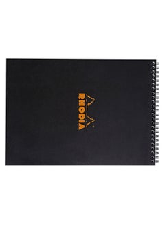 Rhodia 80-Sheet Basics Squared Pad Black  - Image 4