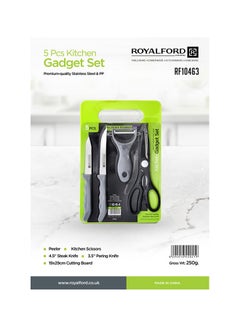 Royalford Kitchen Gadget Set Premium Quality Stainless Steel & Pp Grey  - Image 4