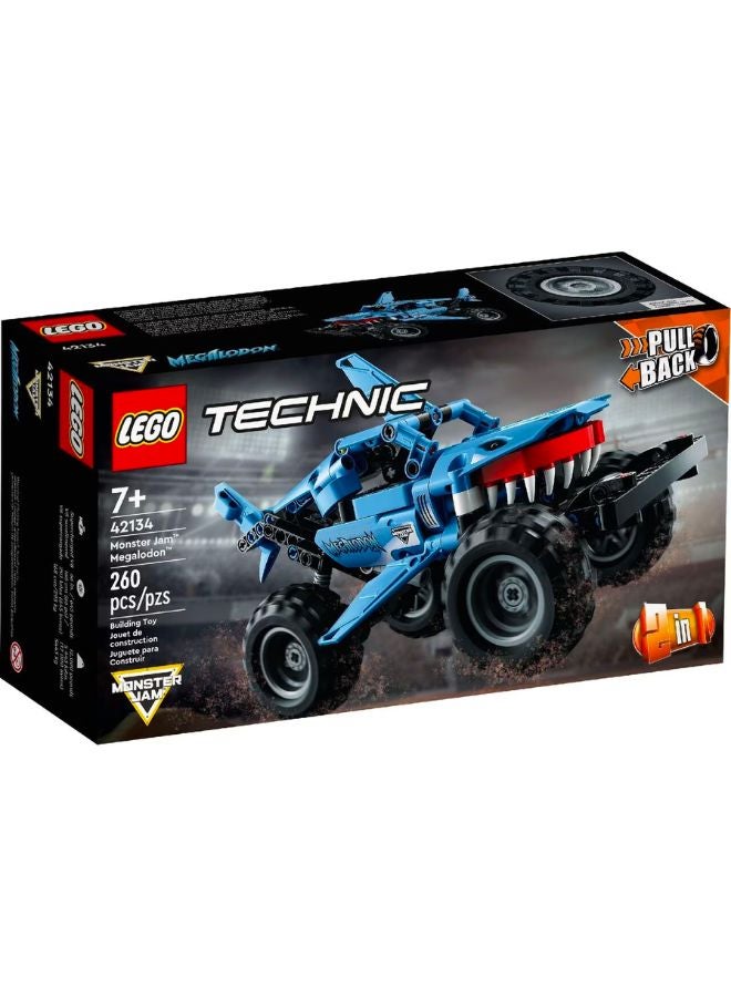 LEGO - 42134 Technic Monster Jam Megalodon 42134 Model Building Kit (260 Pieces) 260 7+ Years - Image 1
