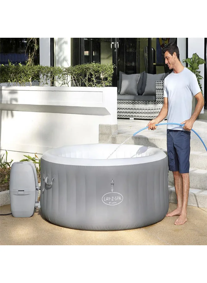 Bestway Layzspa Jacuzzi St.lucia Airjet 2660037 170x66cm Grey 170x66cm