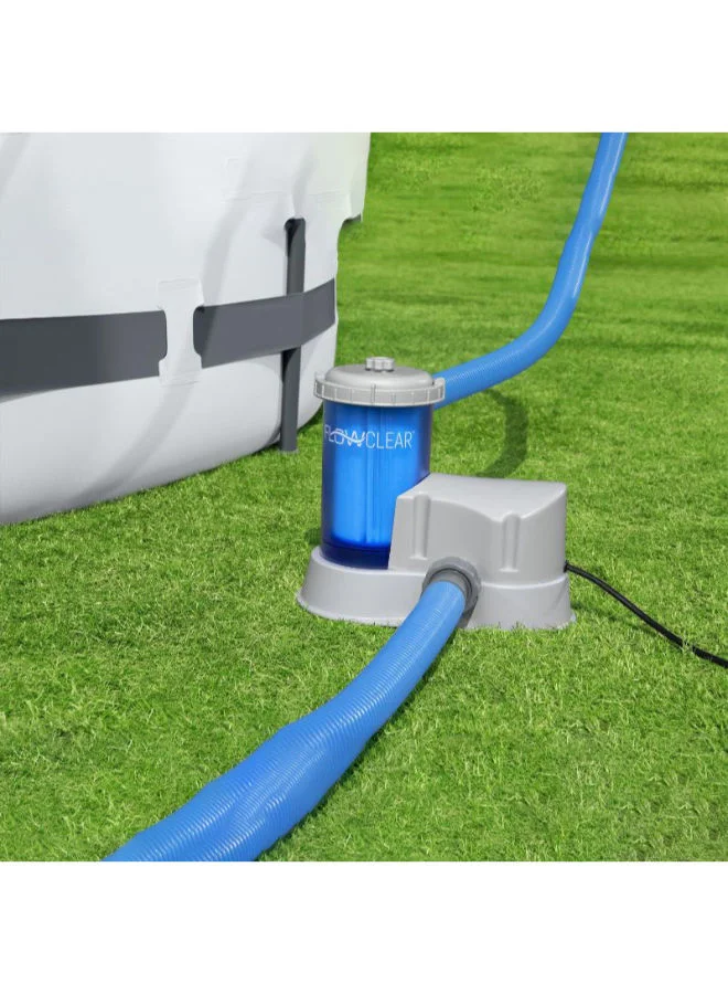 بست واي Flowclear Transparent Filter Pump 5678l/1500gal 2658675 24x6x24cm