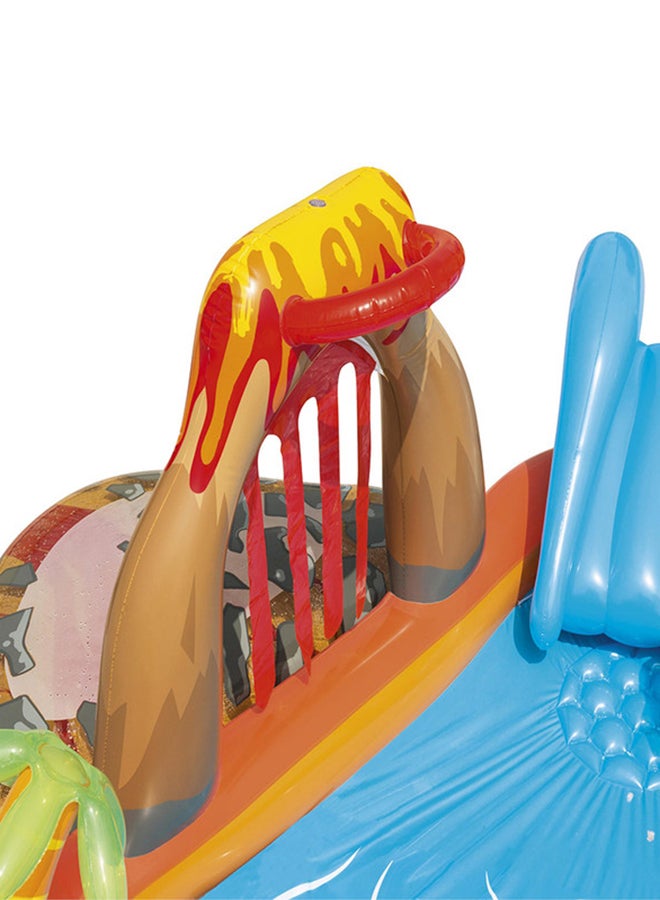 Bestway - Lava Lagoon Play Center Pool Float With Rock 265x265x104cm - Image 1