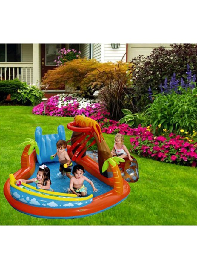 Bestway - Lava Lagoon Play Center Pool Float With Rock 265x265x104cm - Image 1