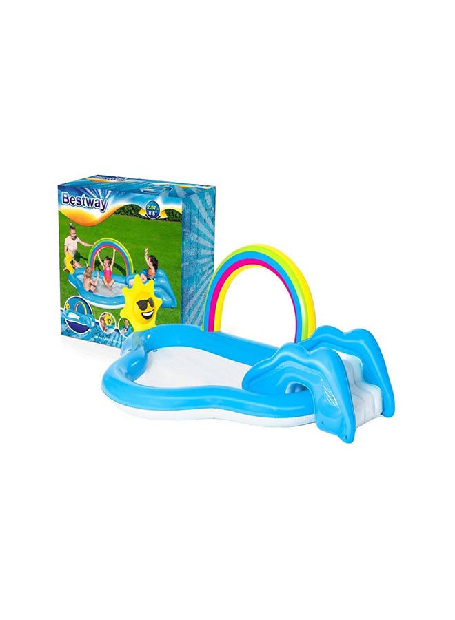 Bestway - Rainbow And Shine Designed Pool And Play Center 26-53092 257x145x91cm - Image 1