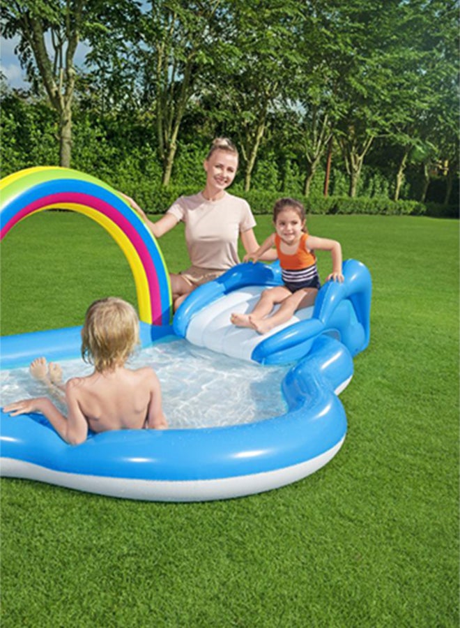 Bestway - Rainbow And Shine Designed Pool And Play Center 26-53092 257x145x91cm - Image 1