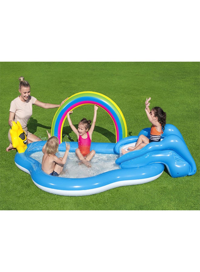 Bestway - Rainbow And Shine Designed Pool And Play Center 26-53092 257x145x91cm - Image 1