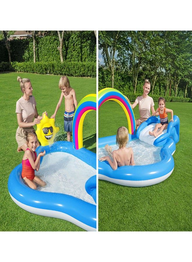 Bestway - Rainbow And Shine Designed Pool And Play Center 26-53092 257x145x91cm - Image 1
