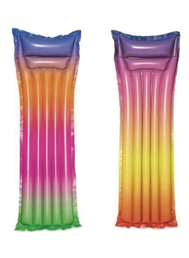 Bestway 1-Piece Rainbow Pool Mat Multicolour 183 x 69cm  - Image 2