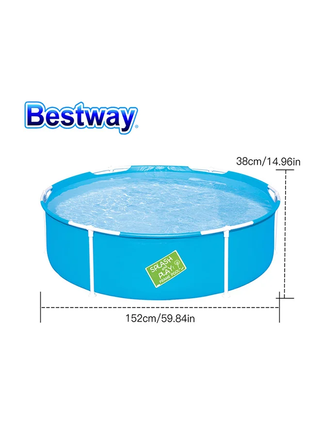 Bestway Portable Lightweight Unique Design My First Splash And Play Frame Pool With Repair Patch 152x 38cm 152x 38cm
