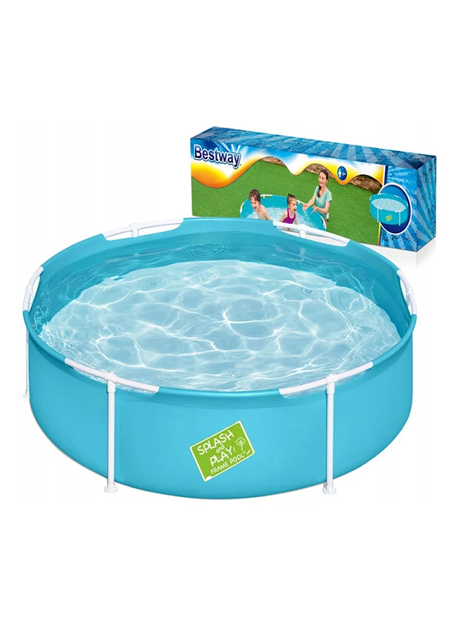 Bestway Portable Lightweight Unique Design My First Splash And Play Frame Pool With Repair Patch 152x 38cm 152x 38cm