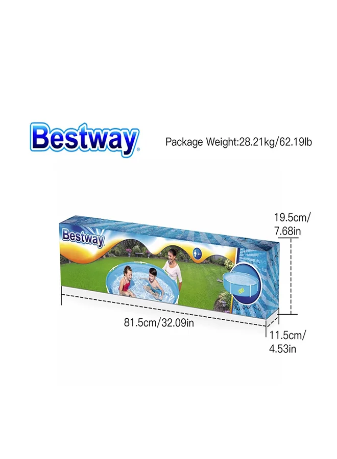 Bestway Portable Lightweight Unique Design My First Splash And Play Frame Pool With Repair Patch 152x 38cm 152x 38cm
