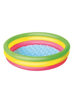 Bestway Inflatable 3-Rings Pool 51104 102x25cm  - Image 3