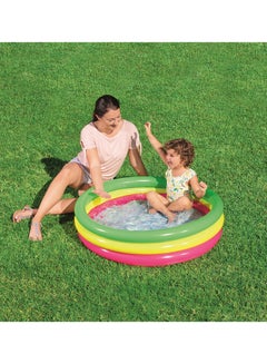 Bestway Inflatable 3-Rings Pool 51104 102x25cm  - Image 2