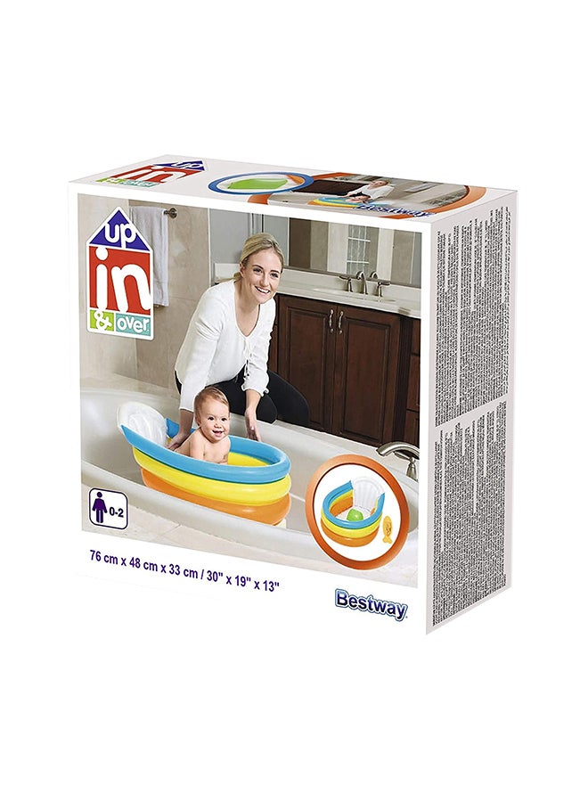 Bestway - Squeaky Clean Inflatable Bath Pool With Safety Valves For Kids 76x48x33cm - Image 1