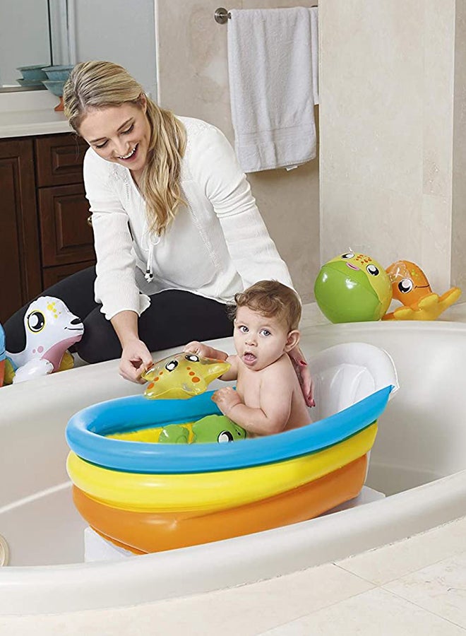 Bestway - Squeaky Clean Inflatable Bath Pool With Safety Valves For Kids 76x48x33cm - Image 1
