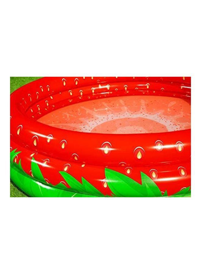 Bestway Sweet Strawberry Printed Swimming Pool 160x160x38cm - Image 4