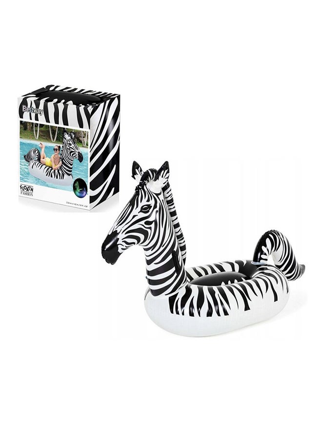Bestway - Float'N Fashion Zebra Shaped Lights And Stripes Pool Float 41406 254x142cm - Image 1