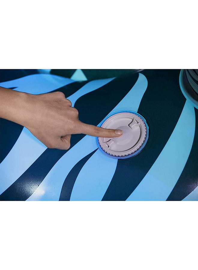 Bestway - Float'N Fashion Zebra Shaped Lights And Stripes Pool Float 41406 254x142cm - Image 1