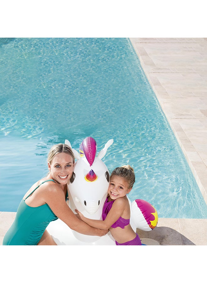 Bestway Unicorn Shaped Inflatable Ride On Float 150x117cm - Image 5
