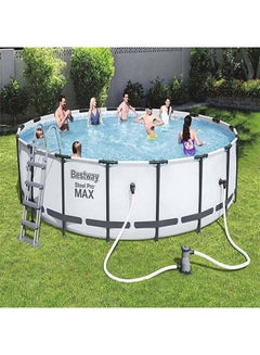 Bestway Steel Frame Pool Set(Filter Ladder Ground Cloth Cover) 549x122cm 549x122cm  - Image 5