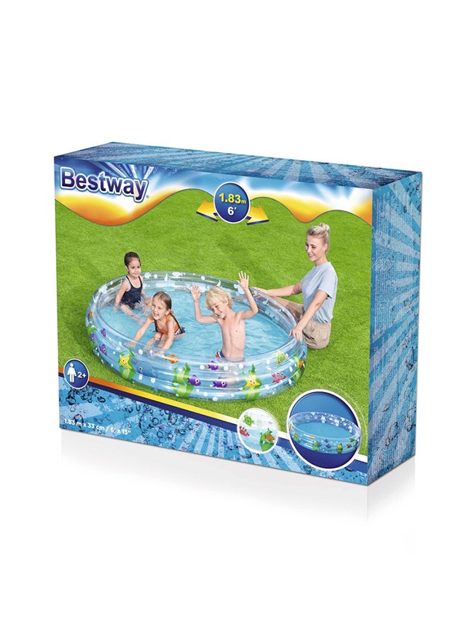 Bestway - Deep Dive 3-Ring Pool 183 x 33cm - Image 1