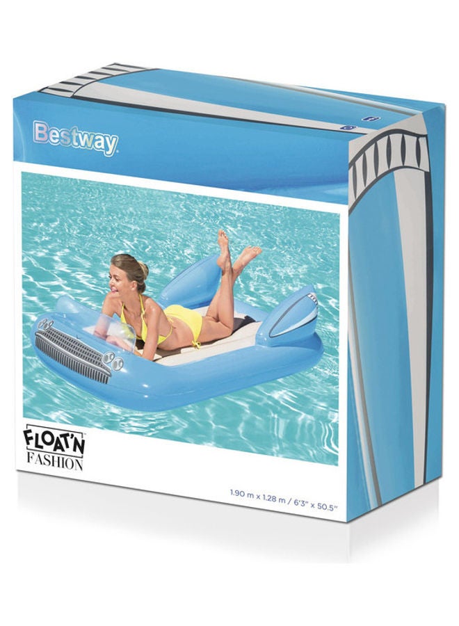 Bestway 6'3" X 50.5"/1.90m X 1.28m Classic Convertible Lounge 26-43412 190x128cm - Image 2