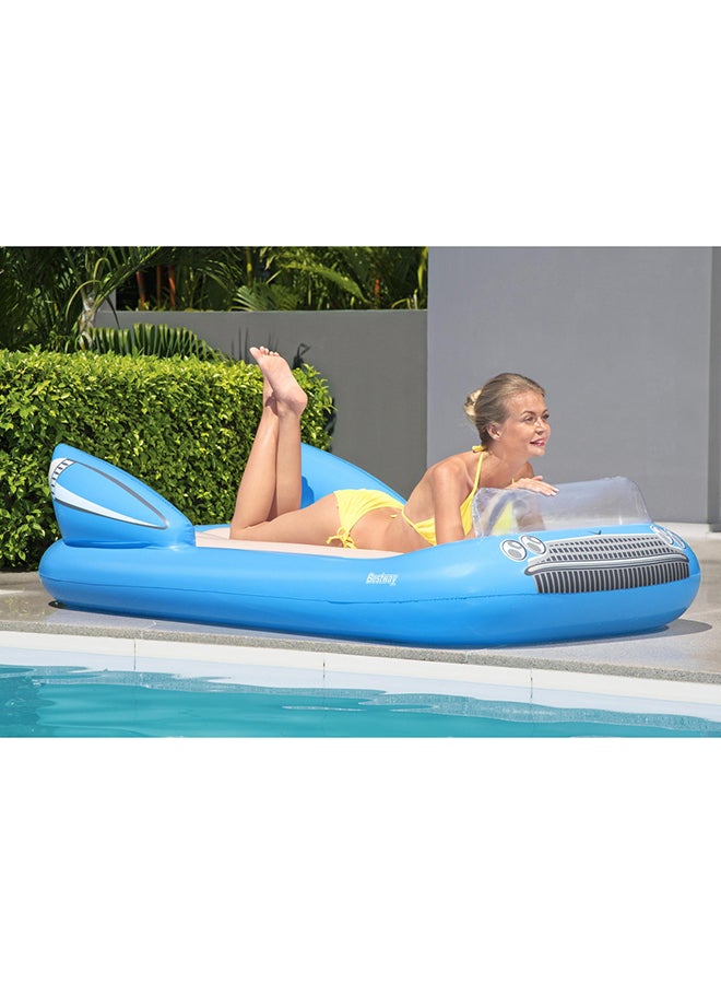 Bestway 6'3" X 50.5"/1.90m X 1.28m Classic Convertible Lounge 26-43412 190x128cm - Image 4