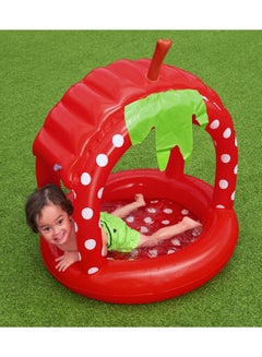 Bestway Very Berry Inflatable Baby Pool With Uv Careful Sunshade Kiddie Play Pools 91x91x91cm  - Image 3