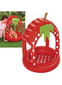 Bestway Very Berry Inflatable Baby Pool With Uv Careful Sunshade Kiddie Play Pools 91x91x91cm  - Image 5