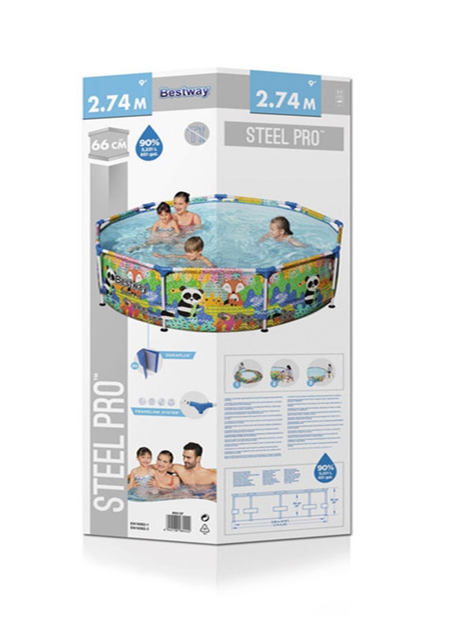 بست واي مسبح ستيل برو - 274x66cm 274x66سم - Image 5