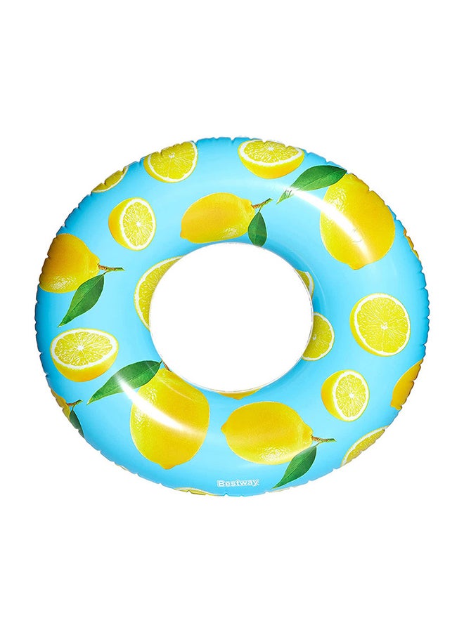 Bestway Scentsational Lemon Swim Ring 1.19m 26-36229 119cm - Image 1