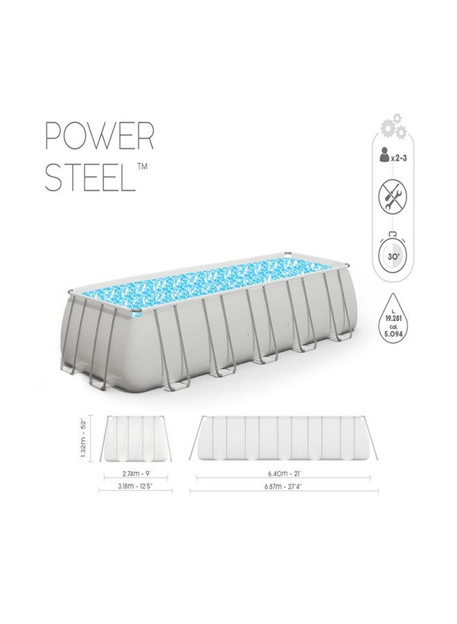 Bestway - Power Steel Pool Set 640 x 274 x 132cm 640 x 274 x 132cm - Image 1